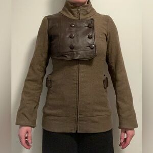 Rebecca King designer wool blend jacket, small